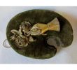 Antique Fireplace Bellows New Antique Victorian Brass Plaque A La S Hand Holding Roses