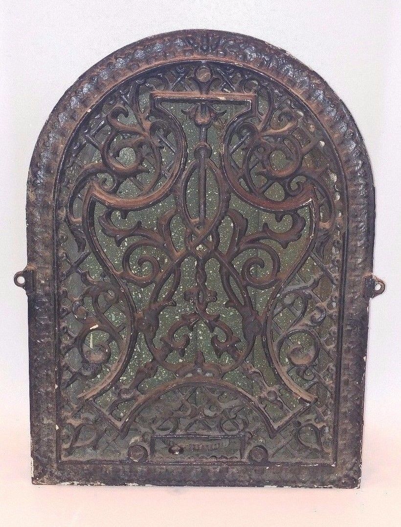 Antique Fireplace Cover Awesome Antique Tuttle & Bailey Ny tombstone Cast Iron Vent Grate