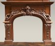 Antique Fireplace Mantel with Mirror Lovely Exceptional Antique Oak Wood Fireplace Made after the Model