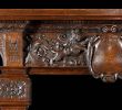 Antique Fireplace Mantels Near Me Unique Antique Oak English Renaissance Style Carved Fireplace