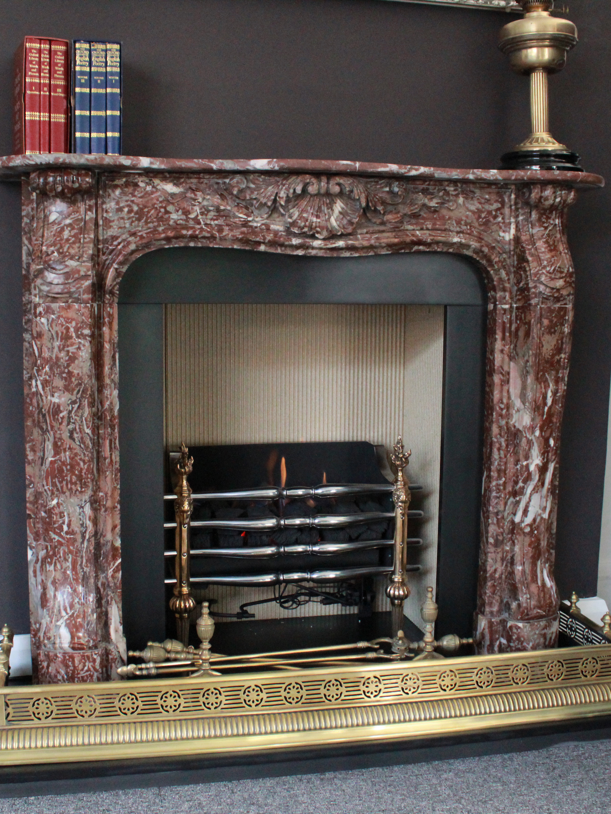 traditional open fireplace 23