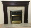 Antique Gas Fireplace Insert Lovely Reduced Gas Fireplace with Marble Hearth Surround and Wood Mantle In Cumbernauld Glasgow