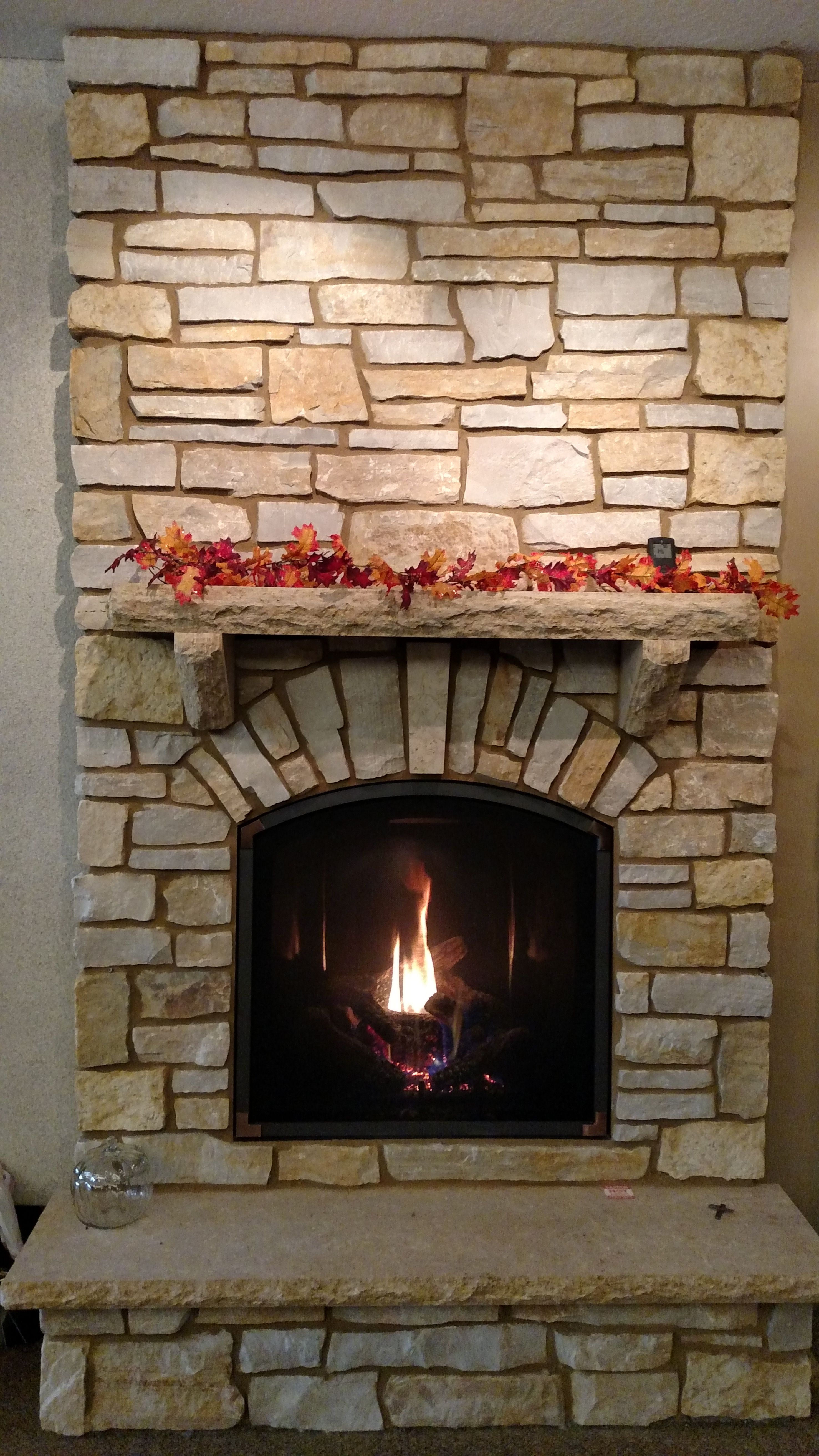 Arched Fireplace Insert Elegant Stone Arch Fireplace Gas Fireplace Insert