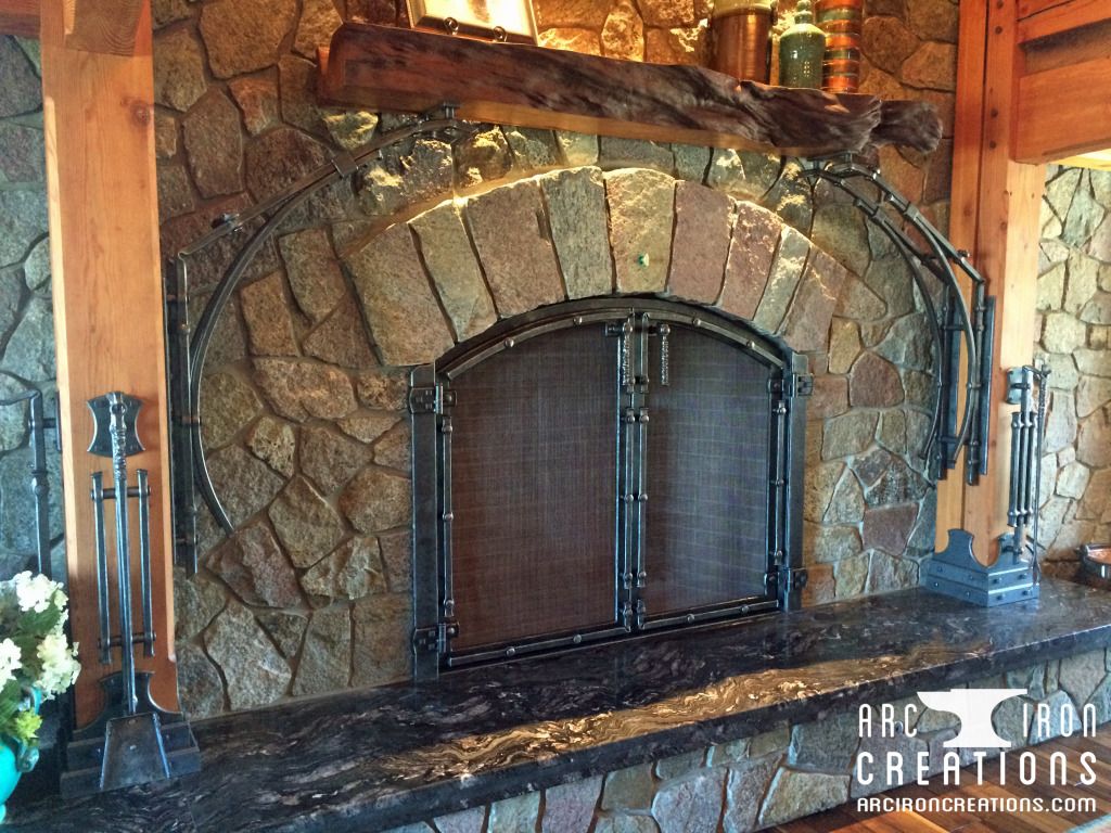 Fireplace Arc Iron Creations Fireplaces in 2019 d584cdfd1cfef4ff efb249fe65