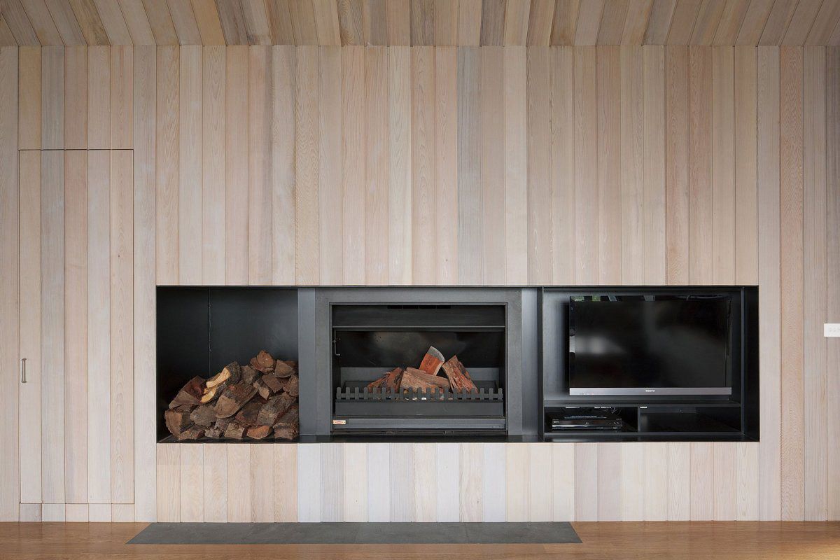 Modern Fireplace Seaview House in Barwon Heads Australia 0dbbf4fcadc0d0029a3b8d32f3bc4faa
