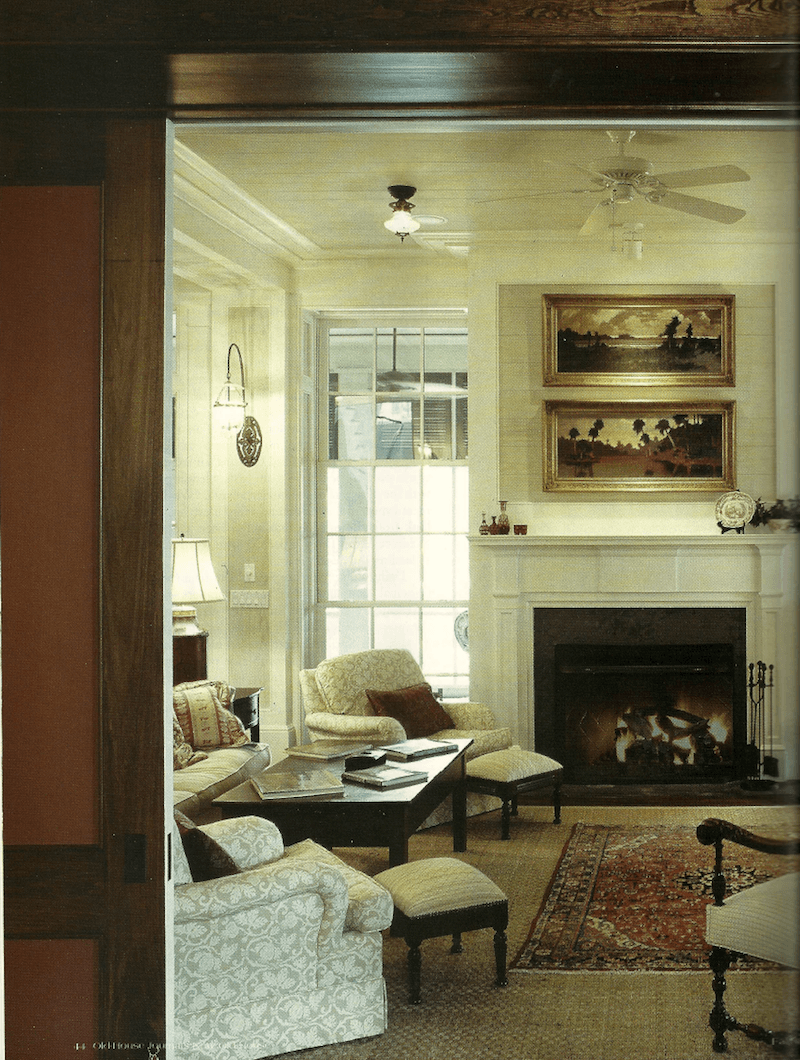 aaron daily architect new old house traditional living room