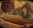 Arnold Fireplace Beautiful the Painting the Fireplace 1930 by Grant Wood