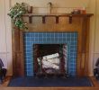 Art Deco Fireplace Elegant Fireplace Tiles From Carreaux Du nord Studio In Matte Blue