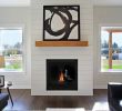 Art Deco Fireplace Luxury White Shiplap Fireplace Surround with Wood Mantle