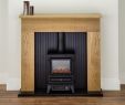 Artificial Fireplace Logs New Oak Fireplace Black Electric Stove Fire Oak Surround Suite