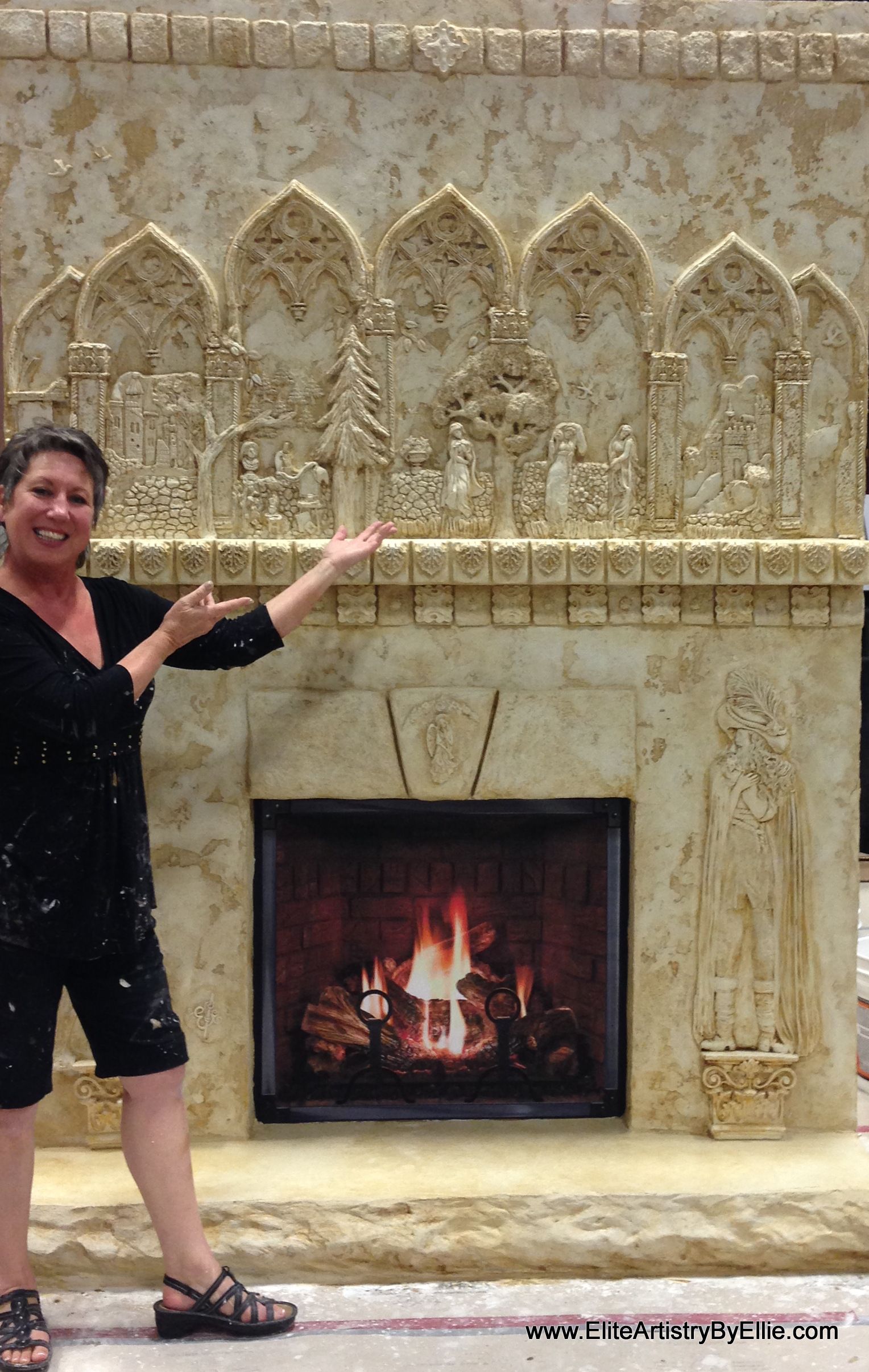 Arts and Crafts Fireplace Inspirational Ta Da Ellie Ellis is so Proud Of Her Grand Prize Win for Her