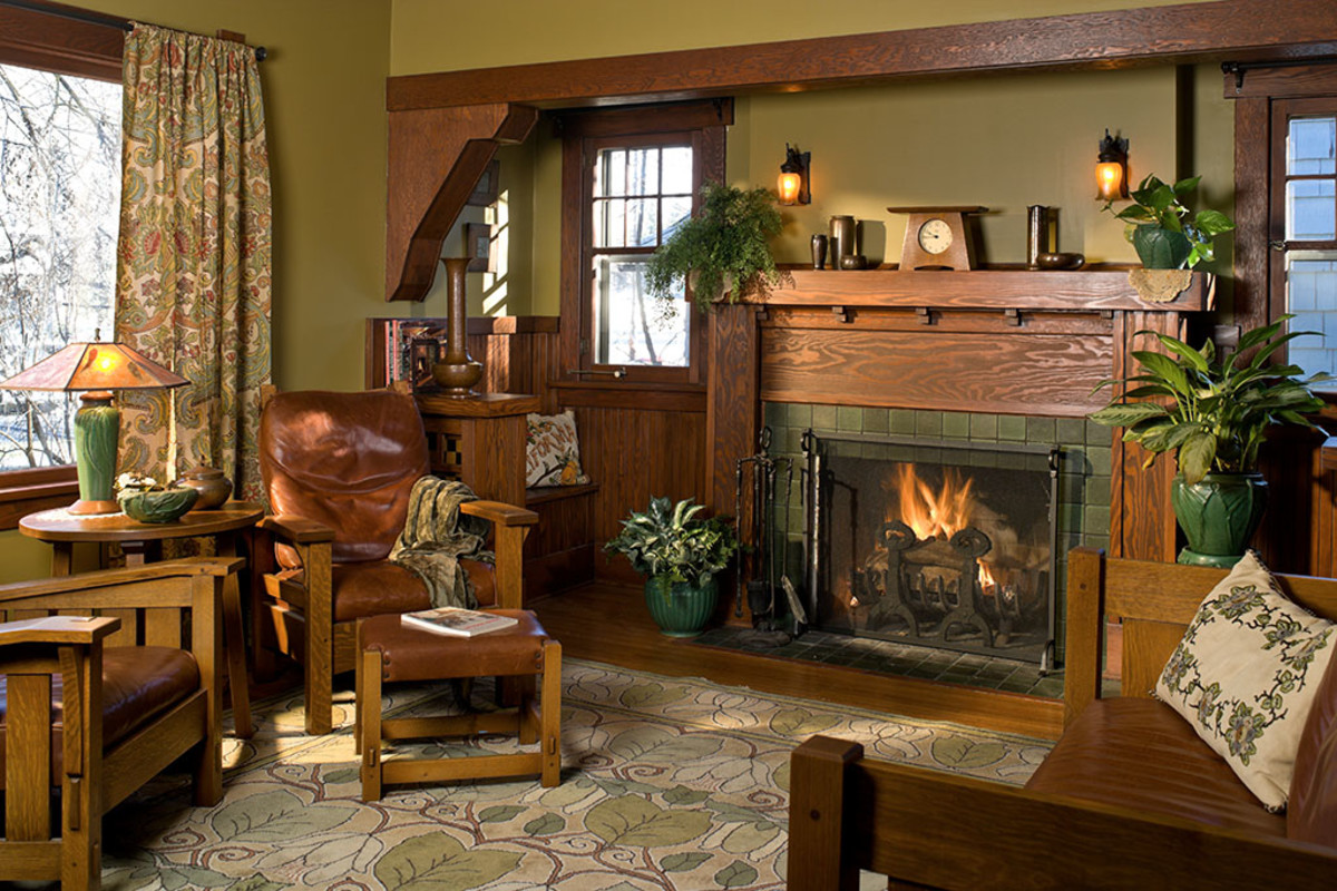 Arts and Crafts Fireplace Tiles Luxury Interior Color Palettes for Arts & Crafts Homes Design for