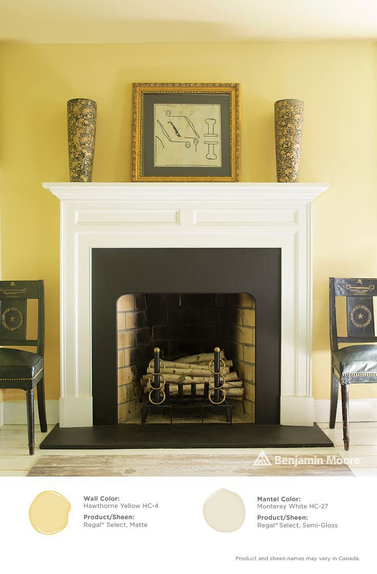 Atlanta Fireplace Specialists Beautiful Color Spotlight Benjamin Moore Hawthorne Yellow