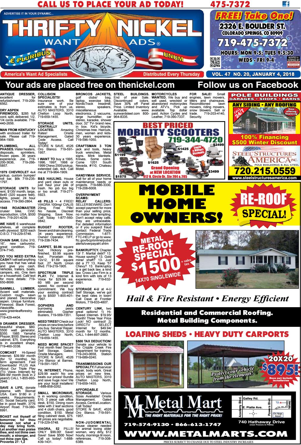 Thriftynickel 2018 01 04 by Thrifty Nickel issuu page 1