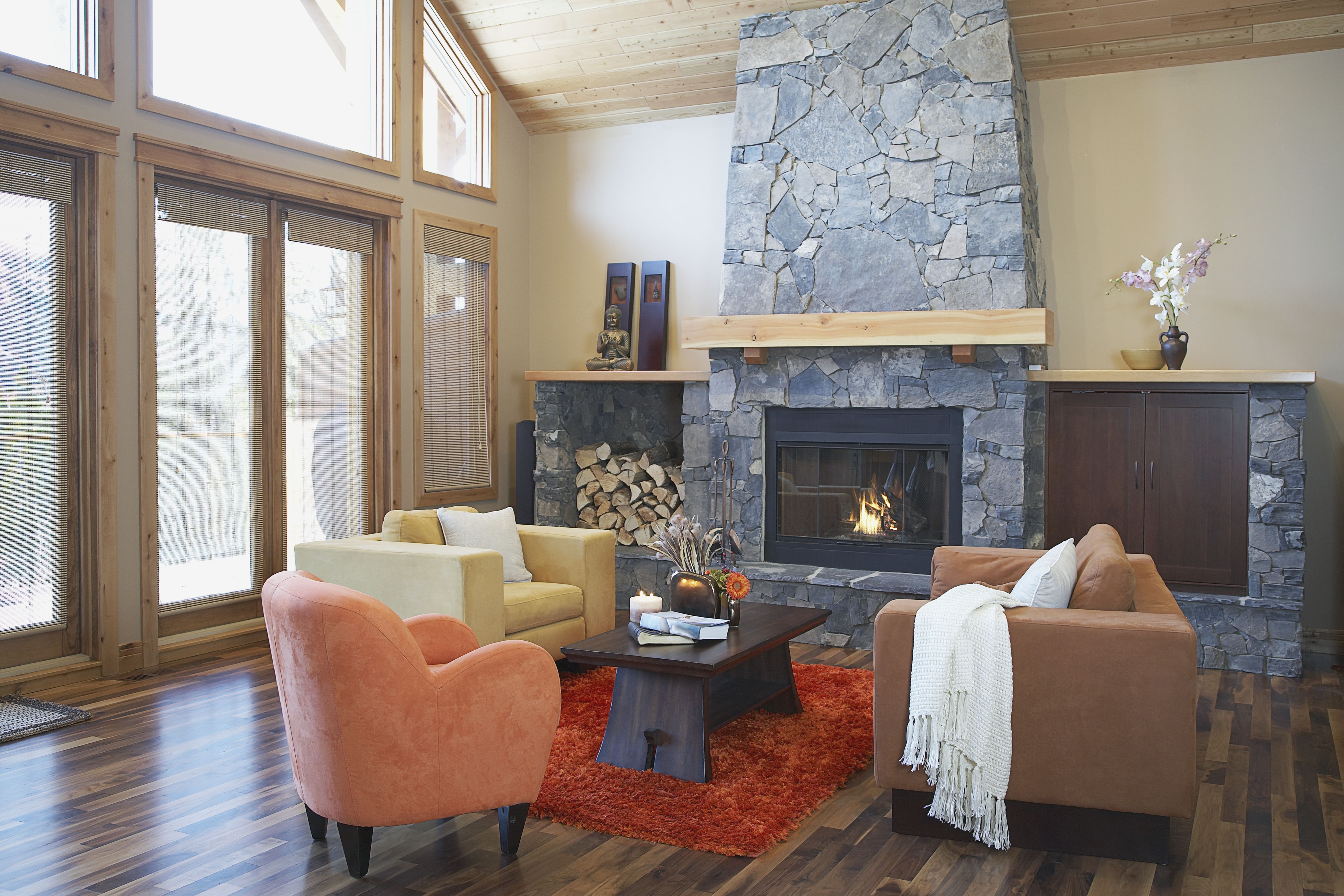 7 Styling Tips for an Elegant Mantel Display living room in chalet 5a7901f0ff1b fb