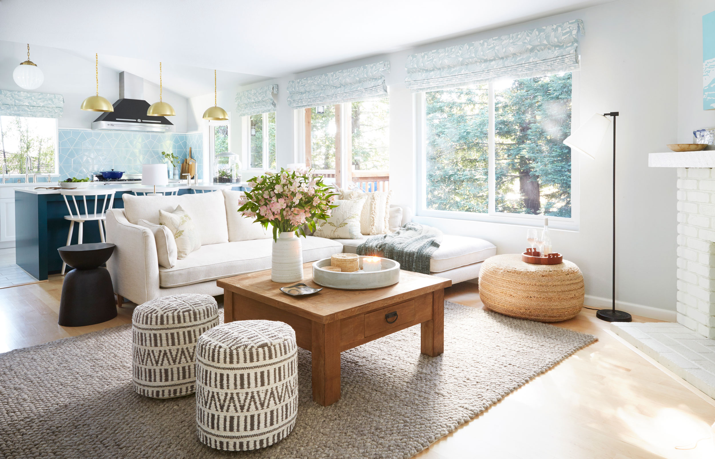 bining Furniture Styles in The Casa Soria Family Room Family Room 6 026