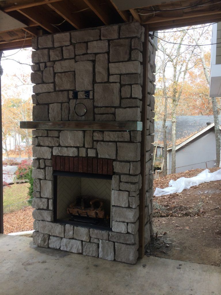 Back to Back Indoor Outdoor Fireplace Fresh How We Built Our Outdoor Fireplace On Our Patio Porch – Life