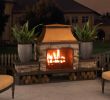 Back to Back Indoor Outdoor Fireplace Lovely Sunjoy Bel Aire 51 97 In Wood Burning Outdoor Fireplace