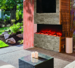 Back to Back Indoor Outdoor Fireplace New Amantii Tru View 60" Indoor Outdoor 3 Sided Electric