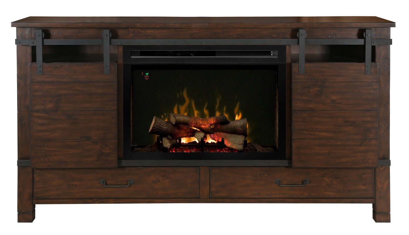 Barn Door Electric Fireplace Tv Stand Fresh Austin 77" Tv Stand with Fireplace