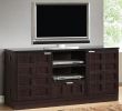 Barn Door Entertainment Center with Fireplace Beautiful tosato Modern Tv Stand and Media Cabinet Brown – Baxton