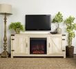 Barn Door Entertainment Center with Fireplace Lovely White Fireplace Tv Stand