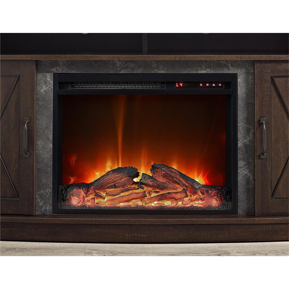 Barn Door Fireplace Screen Inspirational Ameriwood Yucca Espresso 60 In Tv Stand with Electric