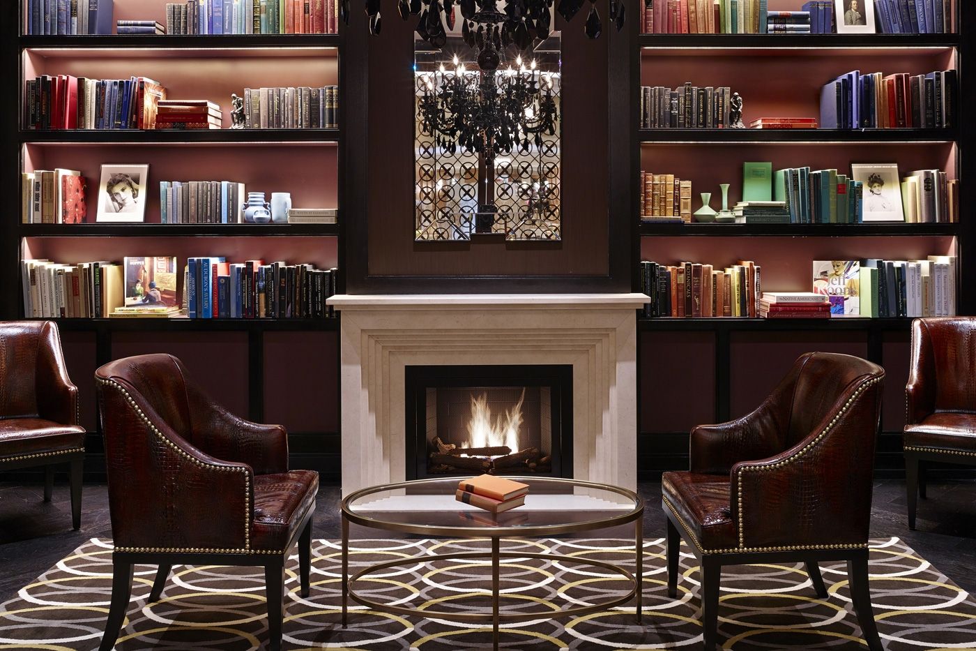 Bars with Fireplaces Nyc Best Of Library Bar Champalimaud Design