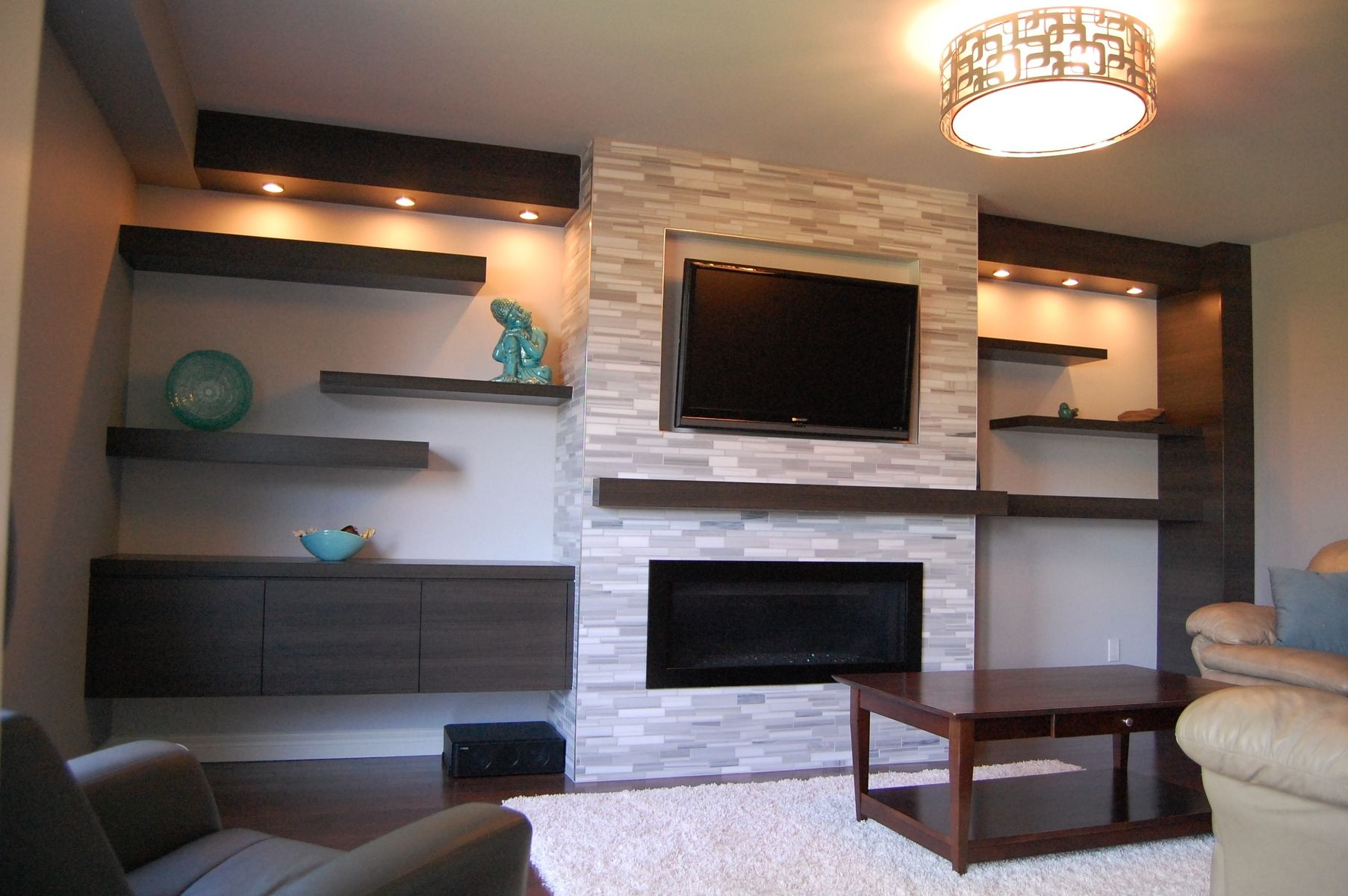 Basement Fireplace Ideas Lovely Custom Modern Wall Unit Made Pletely From A Printed