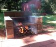 Bbq Fireplace Beautiful Build Your Own Backyard Cinder Block Grill Easy