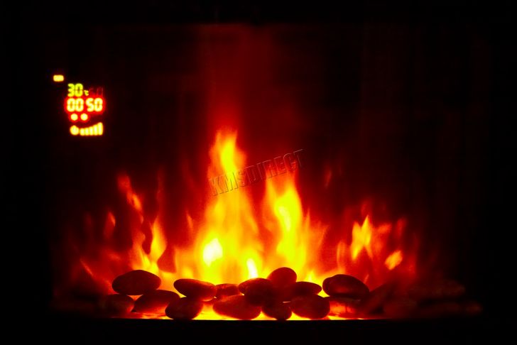 Bed Bath and Beyond Electric Fireplace Best Of Details About Wall Mounted Electric Fireplace Glass Heater Fire Remote Control Led Backlit New