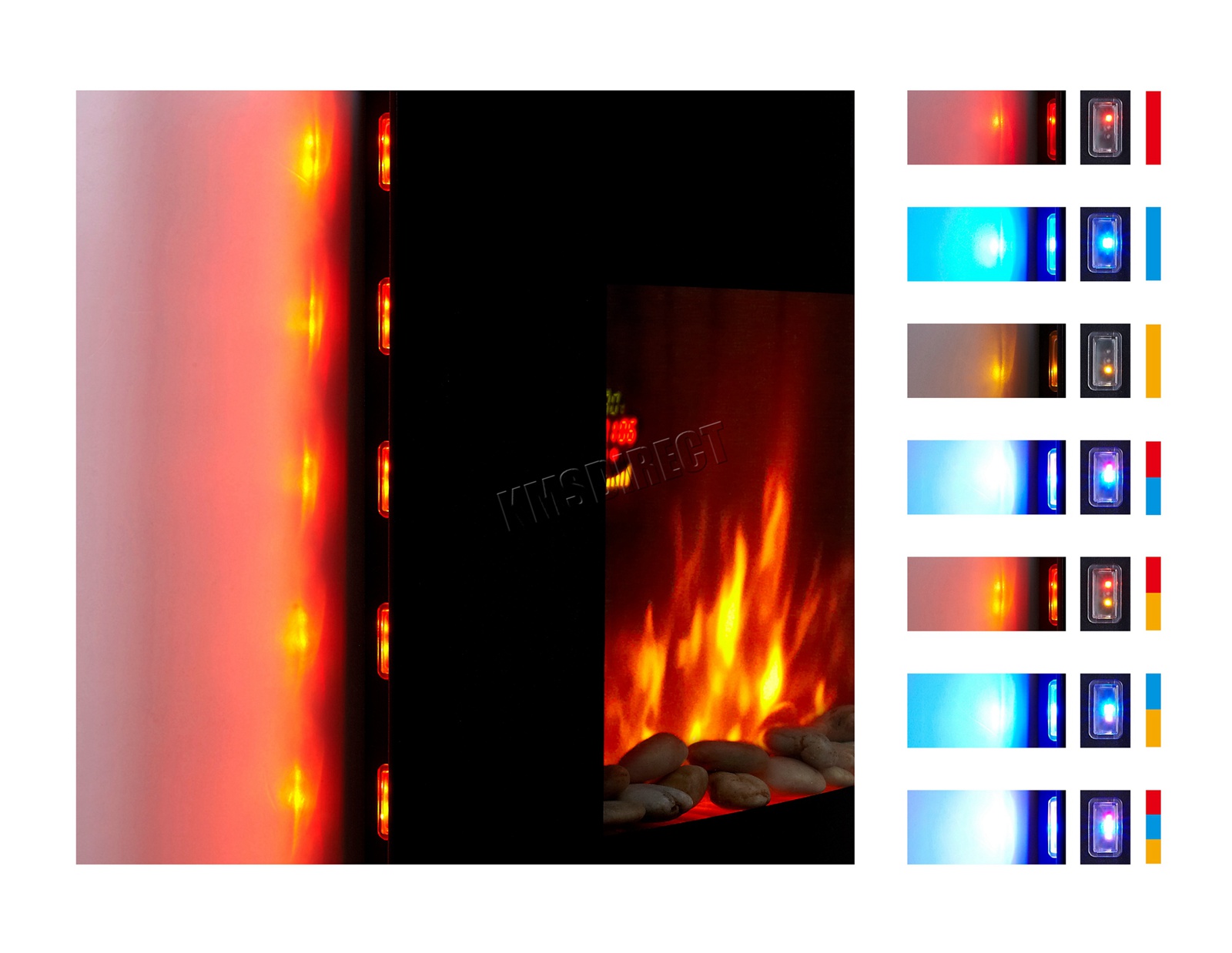 FIREPLACE LED BACKLIT VAR KMSWM0011