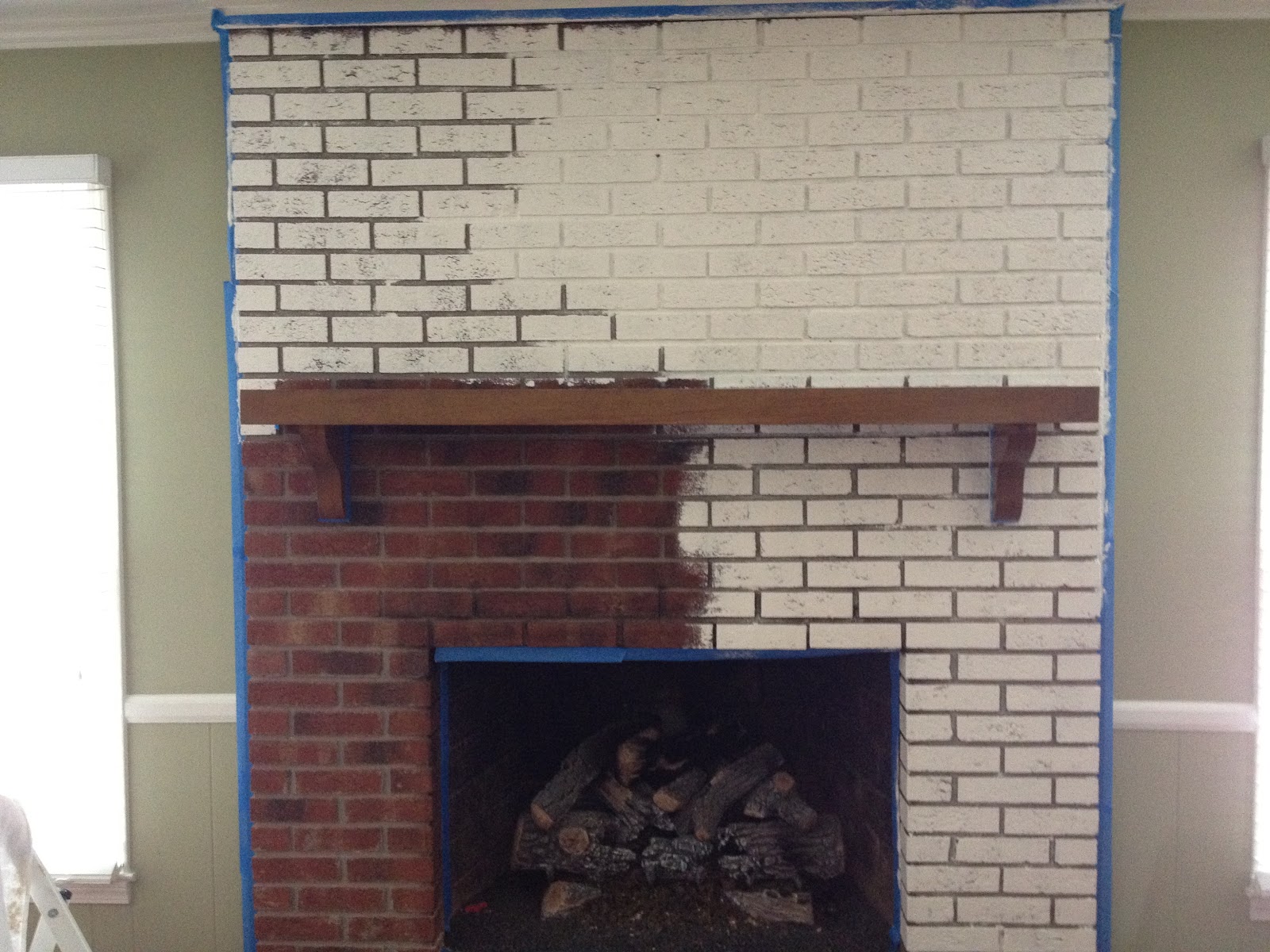 Best Color to Paint Brick Fireplace Awesome some Style Painted Brick Fireplace — Best Chair