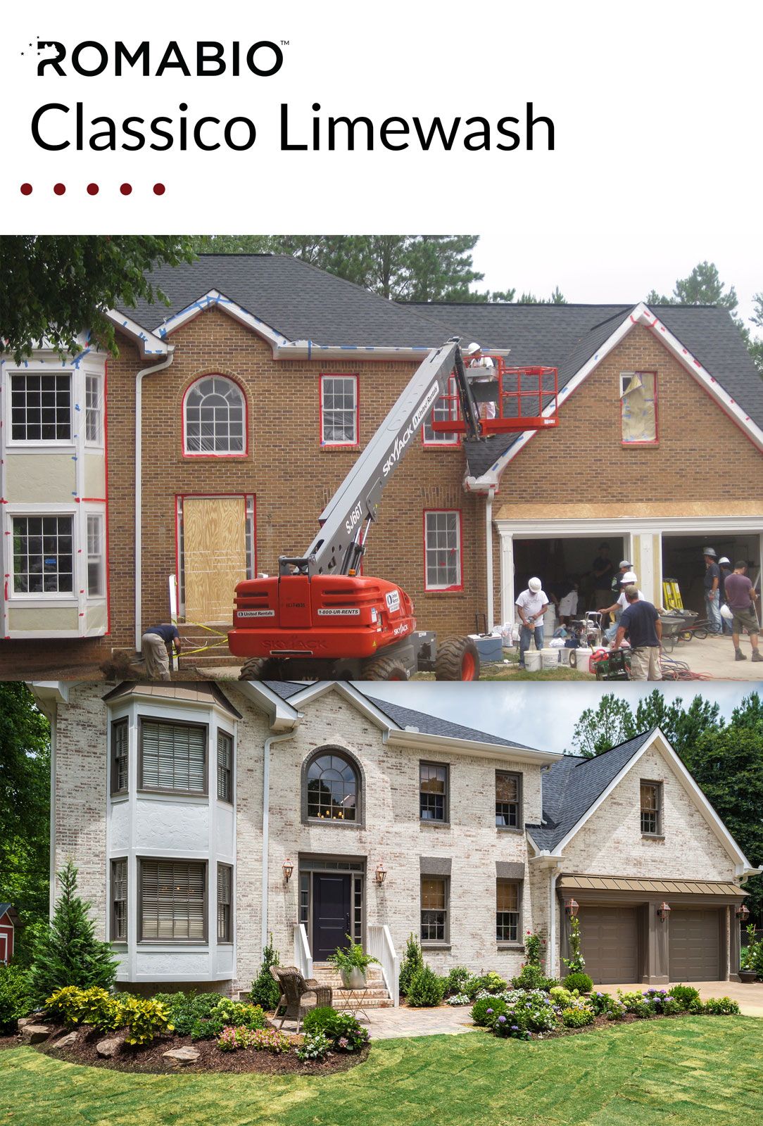 Best Color to Paint Brick Fireplace Unique Excellent before and after Of A Brick Home Makeover Using