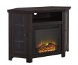 Best Electric Fireplace Tv Stand Elegant 48" Corner Fireplace Tv Stand Espresso by Walker Edison