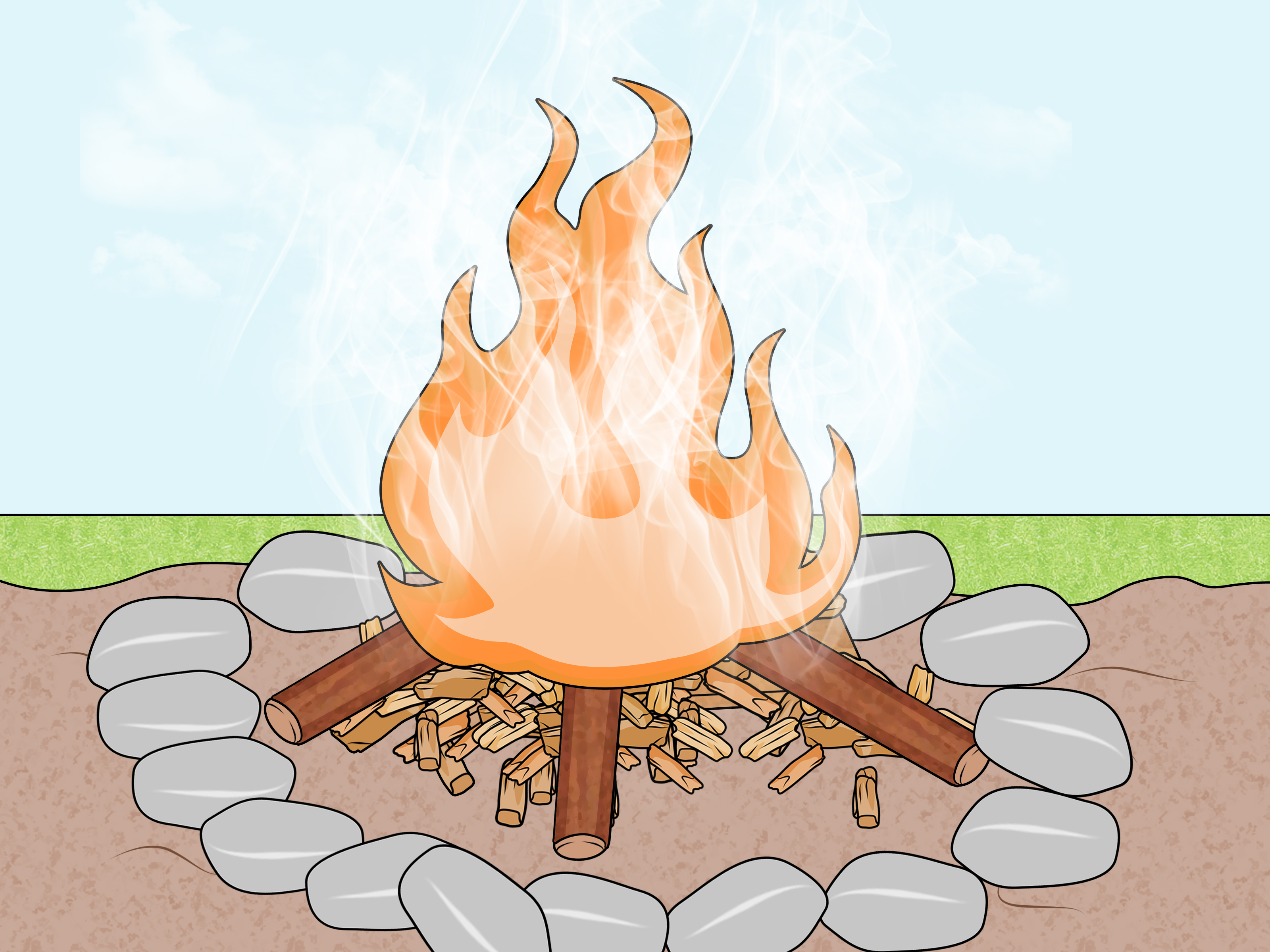 Best Way to Start A Fire In A Fireplace Best Of 4 Ways to Make Colored Fire Wikihow