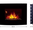 Beveled Glass Fireplace Screen Fresh Details About Wall Mounted Electric Fireplace Glass Heater Fire Remote Control Led Backlit New