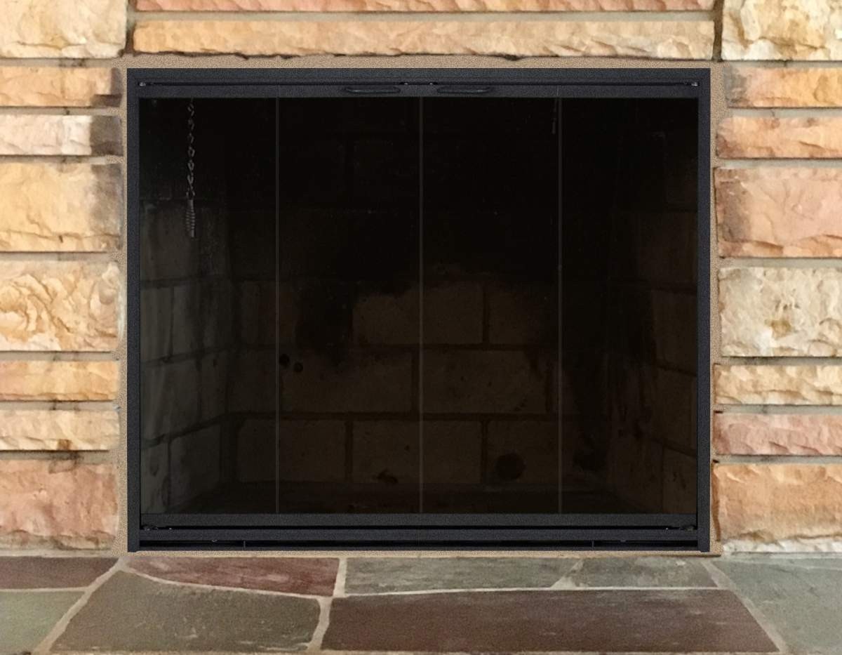 Beveled Glass Fireplace Screen Inspirational Stiletto Custom Fireplace Doors for Masonry Fireplaces From