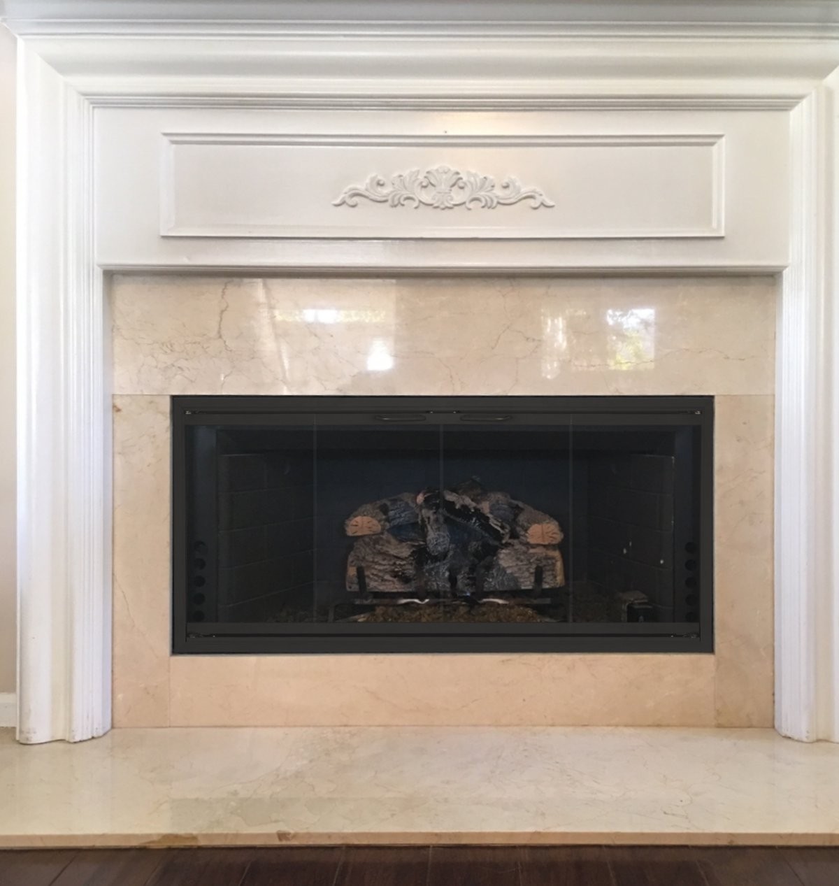 Beveled Glass Fireplace Screen Unique Stiletto Custom Fireplace Doors for Masonry Fireplaces From