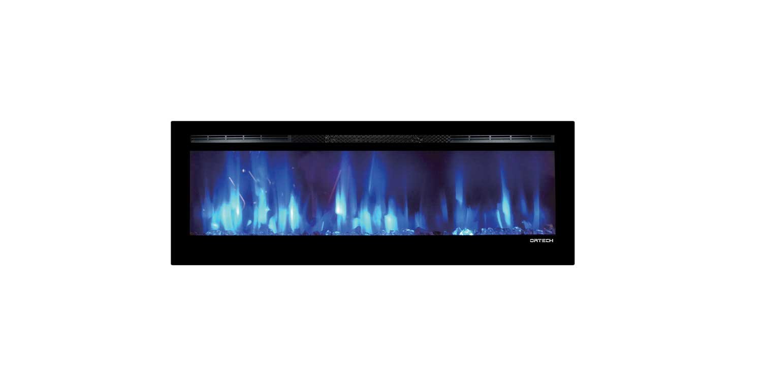 Big Lots Electric Fireplace Review Luxury ortech Flush Mount Electric Fireplace Od B50led with Remote Control Illuminated with Led