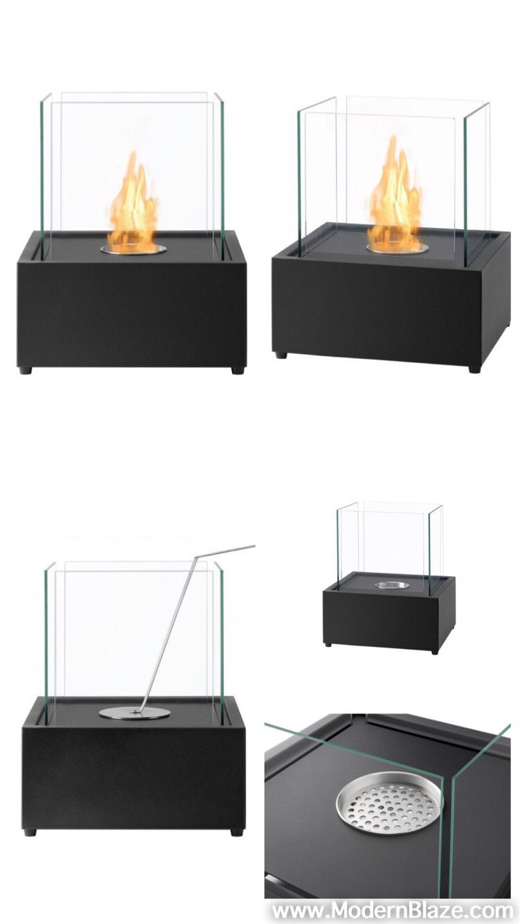 Bio Ethanol Fireplace Fuel Beautiful Ignis Cube 12" Tall Indoor Outdoor Table top Ethanol