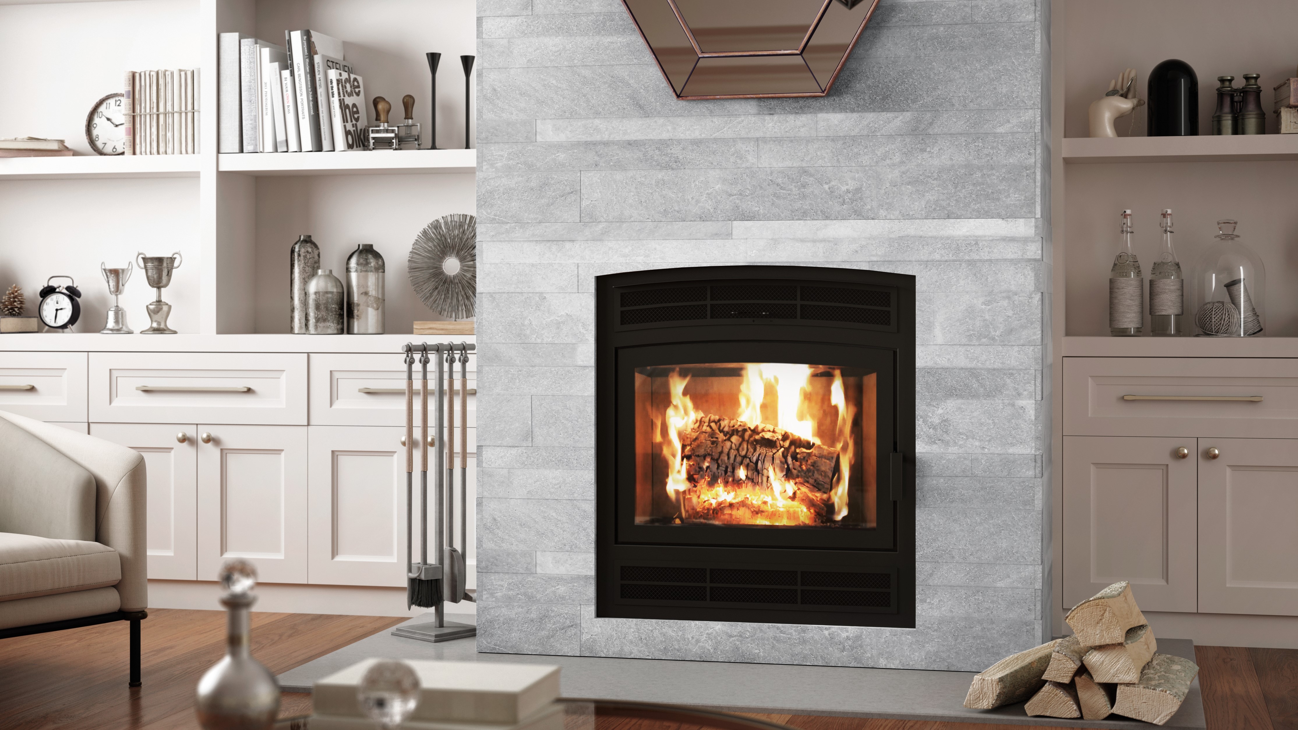 Birch Gas Fireplace Logs Elegant Ambiance Fireplaces and Grills