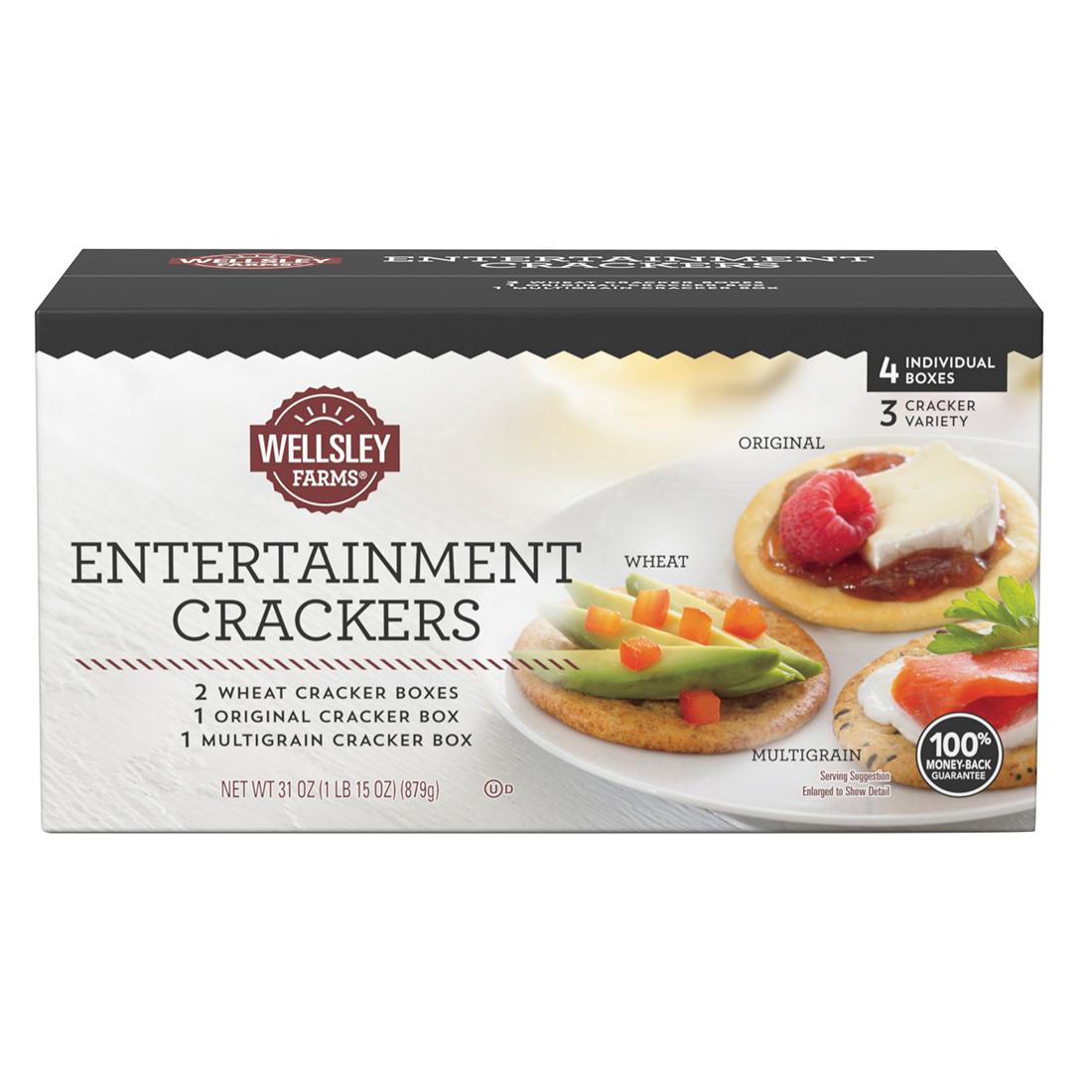 Wellsley Farms Entertainment Crackers 4 pk 31 oz
