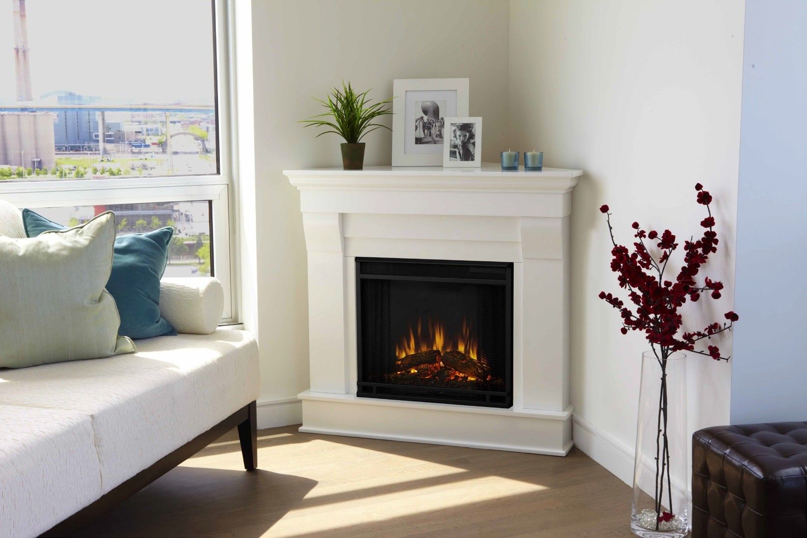 Black and White Fireplace Best Of Best White Real Looking Electric Fireplace