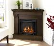 Black Corner Electric Fireplace Awesome Chateau 41 In Corner Electric Fireplace In Dark Walnut