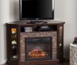 Black Corner Electric Fireplace Fresh Harper Blvd Ratner Faux Stone Corner Convertible Infrared