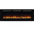 Black Electric Fireplace Mantel Elegant 60" Alice In Wall Recessed Electric Fireplace 1500w Black