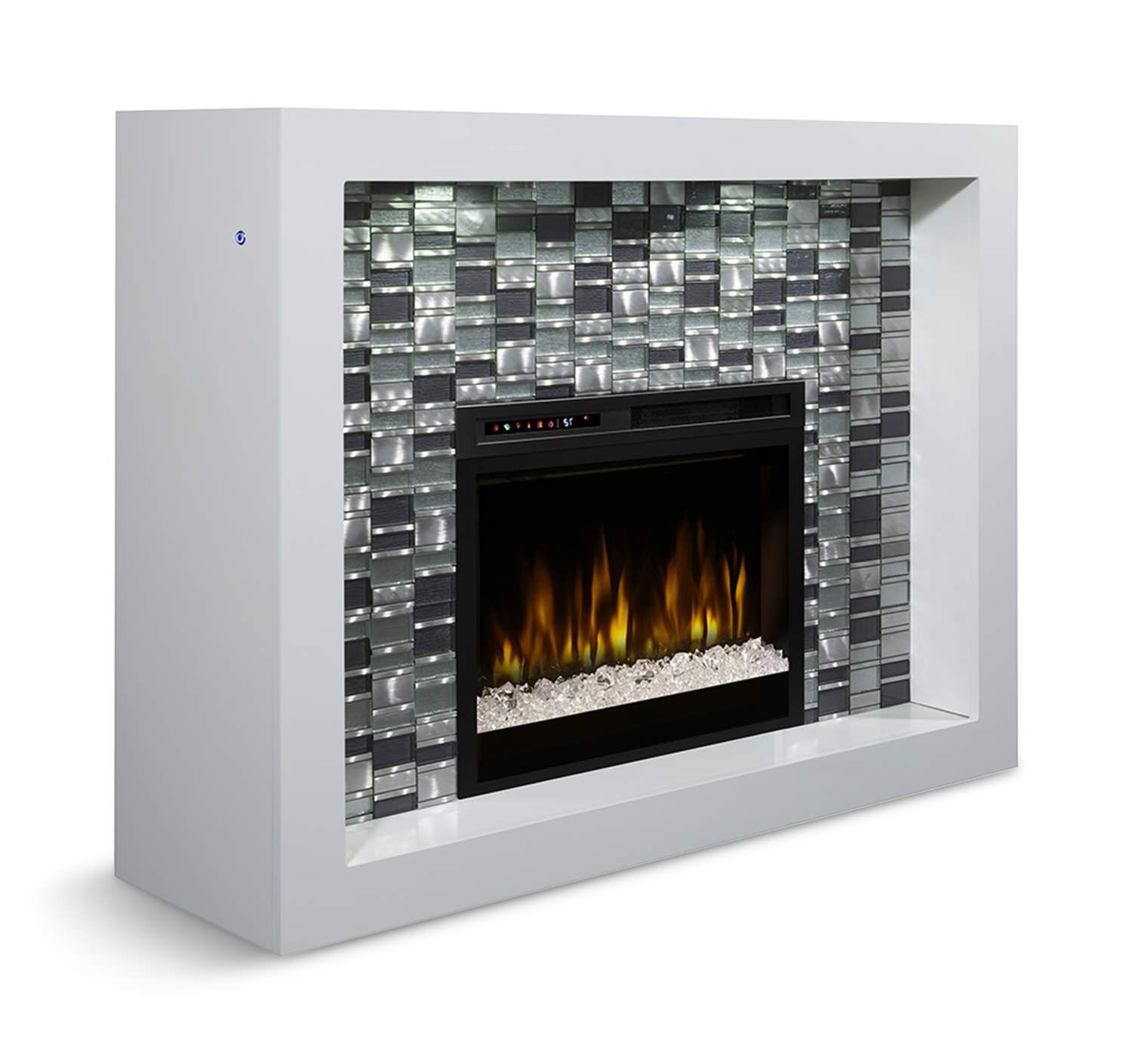 Black Electric Fireplace Mantel Unique Crystal Electric Fireplace Fireplace Focus