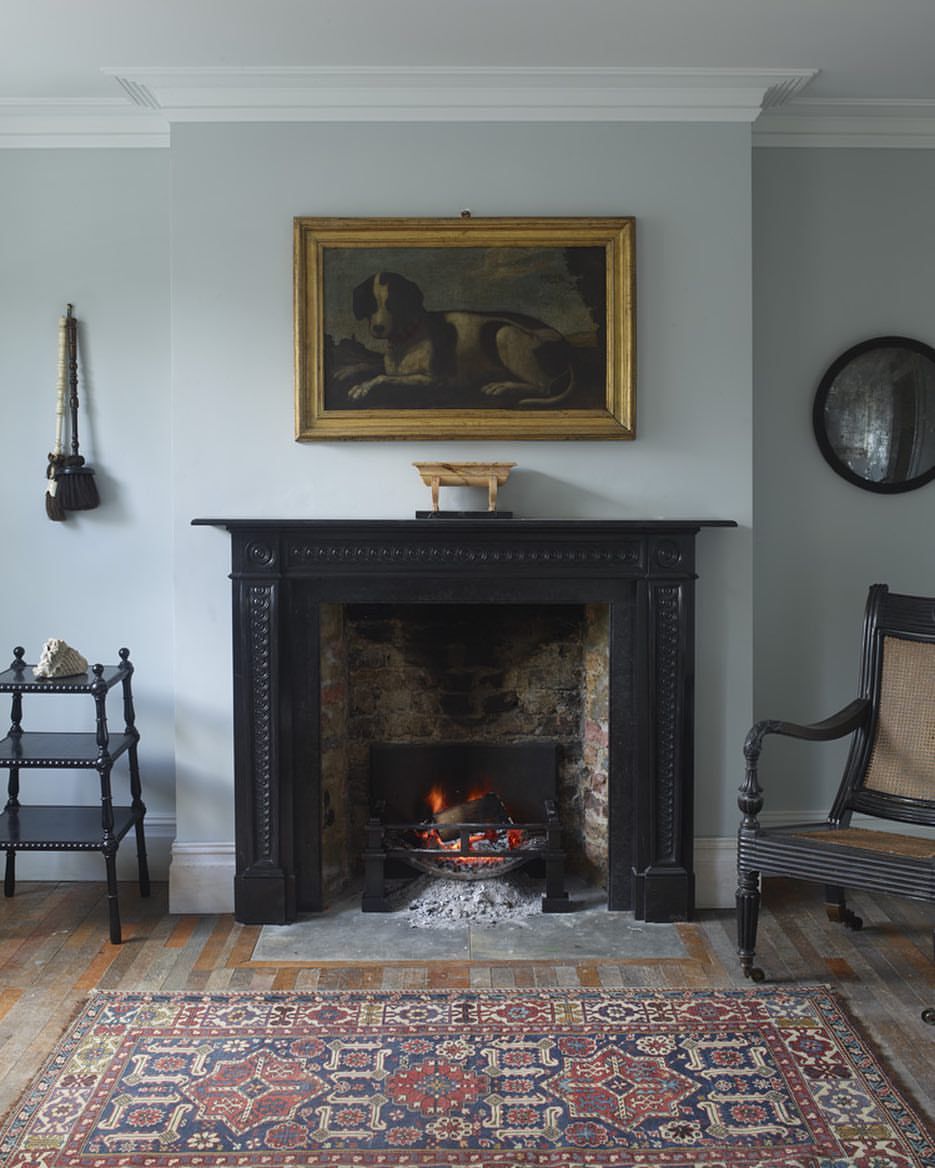 Black Fireplace Surround Elegant Traditionally Black Marble Was Used In Design From the