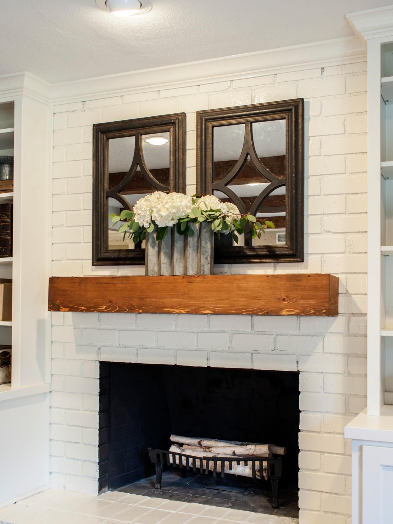 Black Painted Brick Fireplace Fresh Fixer Upper A Fresh Update for A 1962 "shingle Shack